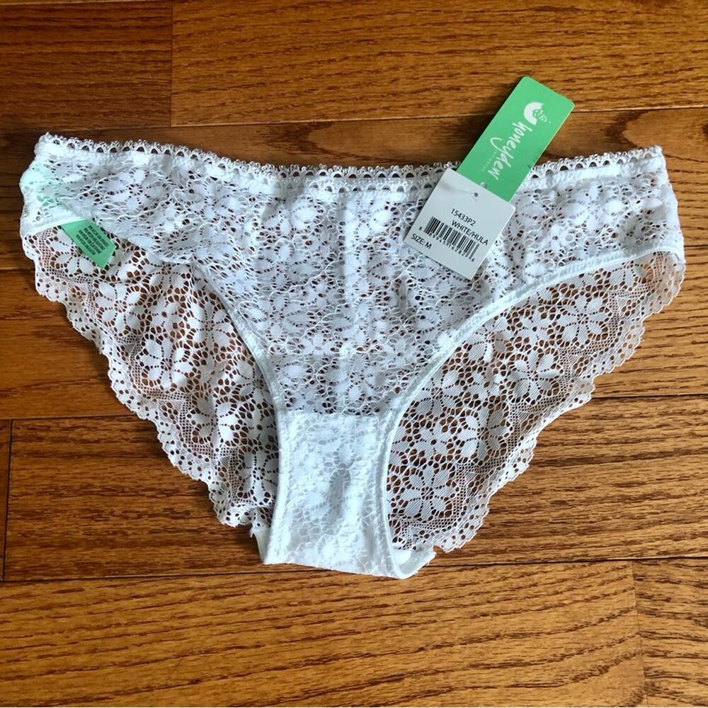 Honeydew Bundle Lace Solid Pink White Seamless Bikini Women’s Size M NWT - Picture 2 of 7